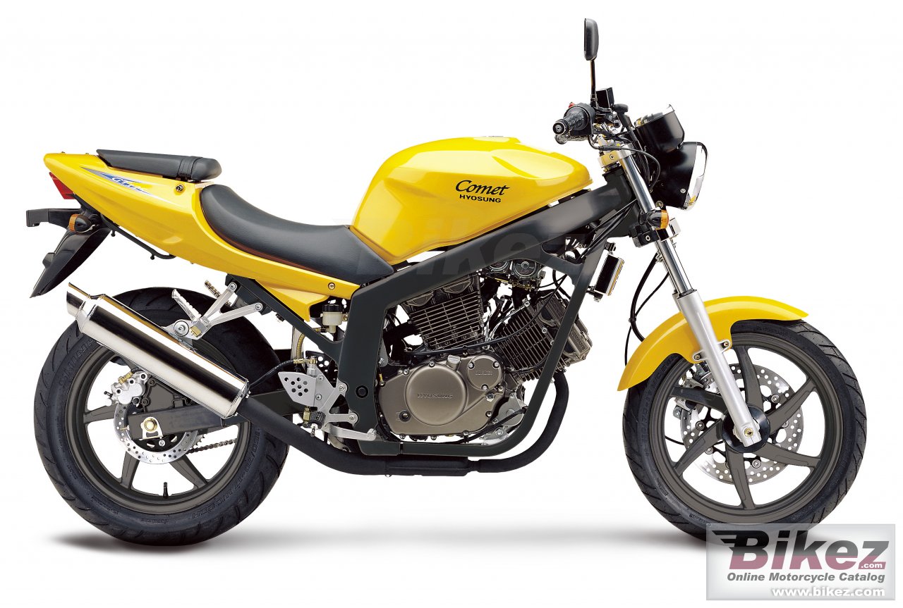 Big Hyosung gt125 picture and wallpaper from Bikez.com